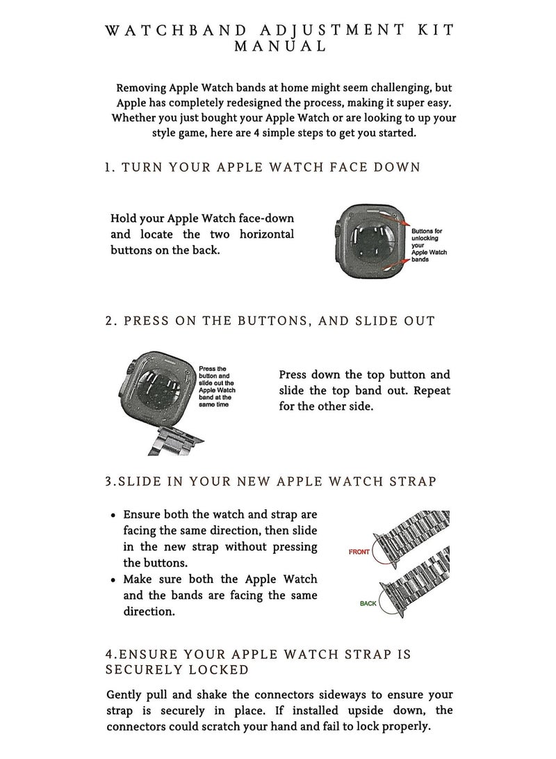 سوار ساعة آبل من الفولاذ المعدني الذهبي 42مم/44مم/45مم – شريط مرصّع ذو روابط سداسية مُلمع، شريط فاخر أنيق قابل للتعديل - Image 5